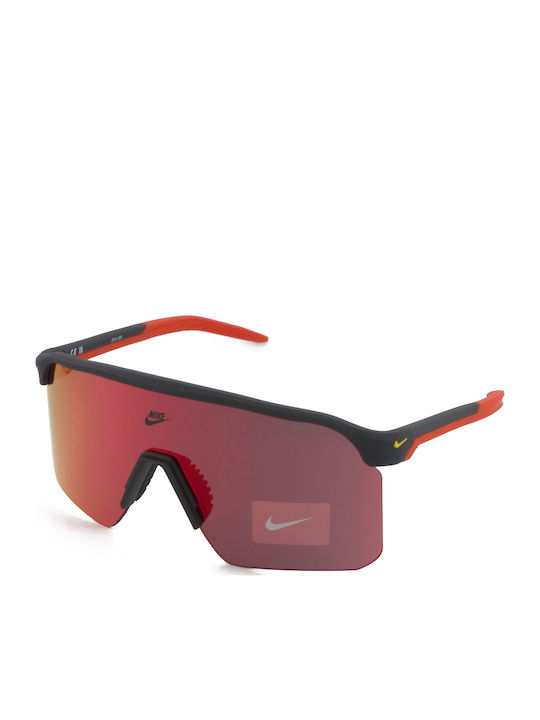 Nike Expedition Shield Unisex Ochelari de Soare cu Ramă Portocalie și Lentilă Oglindă Portocalie Nike Expedition Shield Unisex Ochelari de Soare cu Ramă Portocalie și Lentilă Oglindă Portocalie