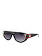 Urban Owl Women’s Sunglasses with Black Horn-Rimmed Frame and Black Lens ANET-C1