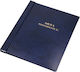 Personal File Folder Hard A4 Navy Blue