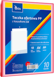 Pp Presentation Folder 10 Sleeves A4 Red Pp Presentation Folder 10 Sleeves A4 Red