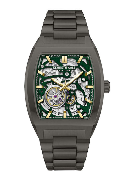 Kenneth Cole Men's Watch 40mm Automatic With Black Metal Bracelet