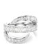 Swarovski Women's Gold Plated Ring with Stones