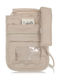 Neck Security Pouch Inner Clothes Dielle Av09 Beige Anti-Theft Protection for Documents & Money Beige