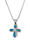 Silver Cross with Chain