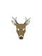 Deer Maske 34x40 Cm 1 Stück