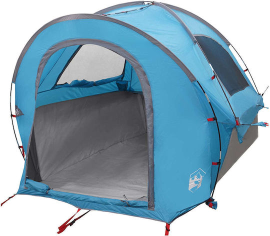 vidaXL Summer Camping Tunnel Car Tent Blue 200x170x170cm
