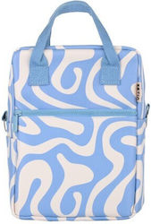 Estia Save The Aegean Lunch Bag Χειρός Γαλάζια Estia Save The Aegean Lunch Bag Χειρός Γαλάζια