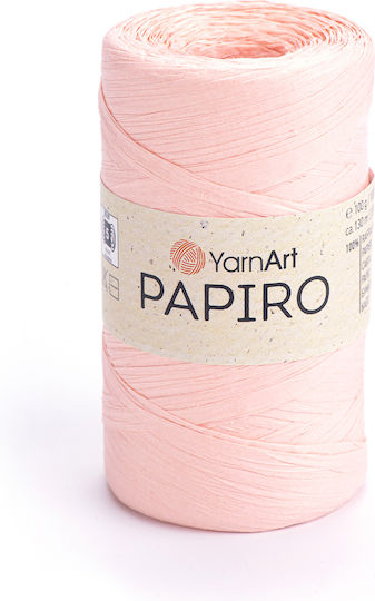 Yarnart Papiro 1306 Σομόν Νήμα Πλεξίματος 100% Raffia Paper 100gr 130m