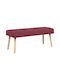 Stoff-Tabouret Mit Rucksack Rot 46x110x40cm