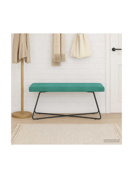 Samt Türkis Tabouret Mit Bezug 45x110x40cm