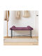Samt Tabouret Lila 46x110x40cm