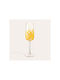 SteweHome Glass for White Wine Made of Glass in Yellow Colour 270ml