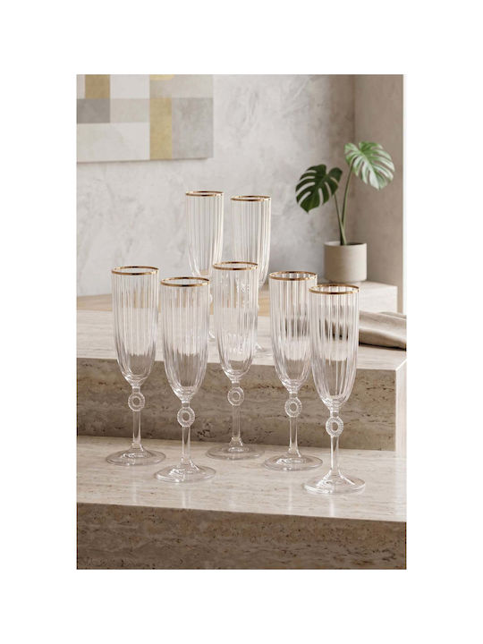 SteweHome Σετ Ποτήρια Καφέ/Freddo από Γυαλί 150ml 8τμχ