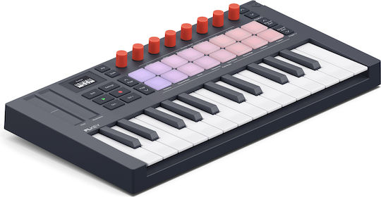 Novation Flkey Mini Tastatură Midi cu 25 de Clape Neagră
