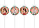 Straws Medalion Vaiana 2 Moana Ii Disney Birthday Party 4pcs