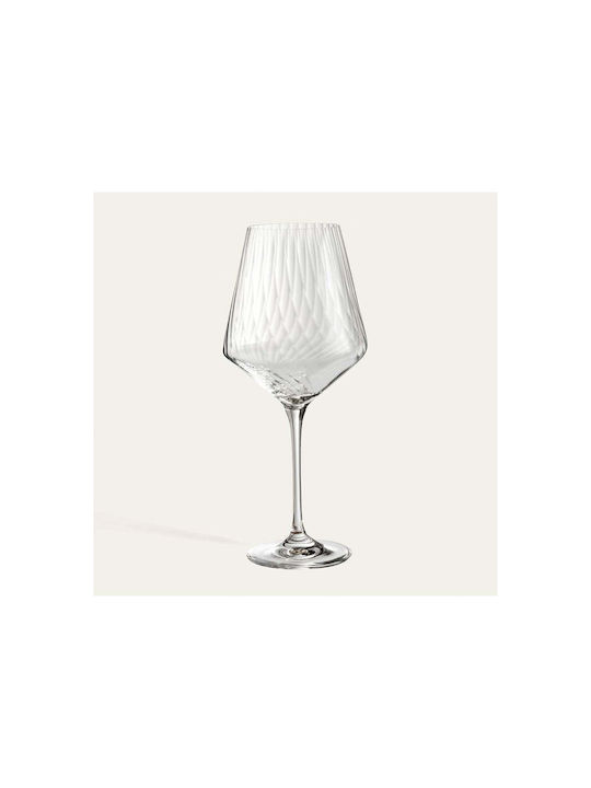 SteweHome SteweHome Glas Wein- und Rotweinglas in Roter Farbe 490ml