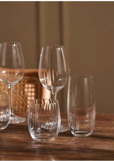 SteweHome Set Brillen für Weißwein und Rotwein aus Kristall STE-035124-P35124 18 Stück