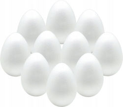 Eggs Styrofoam Easter 6cm 12pcs