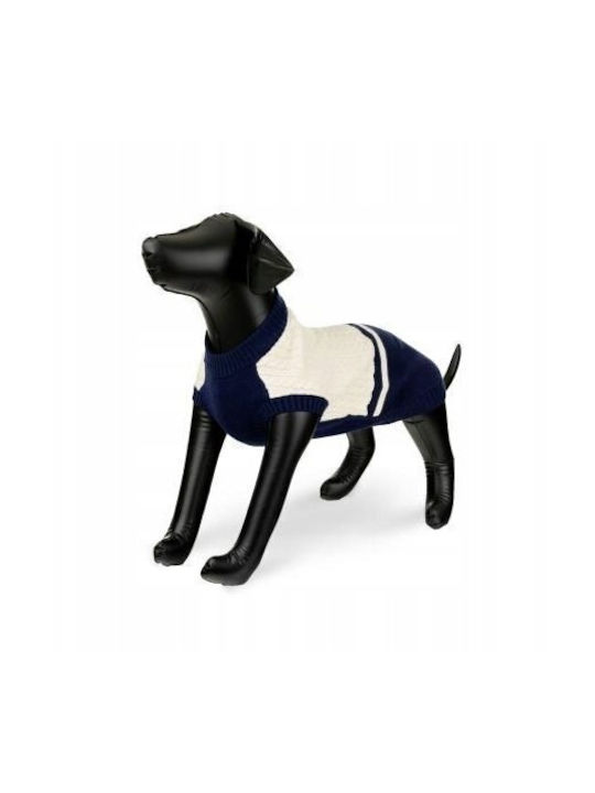 Sweater Dog Beige-navy Size 3xl 60