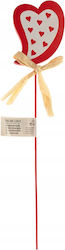 Holz Herz Herz An Stab Pick Topper Valentinstag Dekoration 26cm