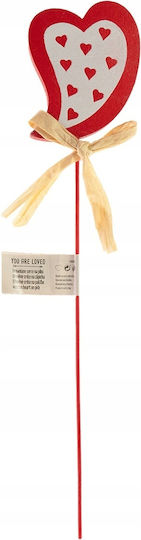 Holz Herz Herz An Stab Pick Topper Valentinstag Dekoration 26cm