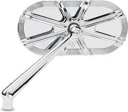 Arlen Ness Ляво Огледало за Мотоциклет Harley Davidson Други Мотоциклети Хром 10-gauge Caged Mirror Left Hand Chrome Arlen Ness Ляво Огледало за Мотоциклет Harley Davidson Други Мотоциклети Хром 10-gauge Caged Mirror Left Hand Chrome
