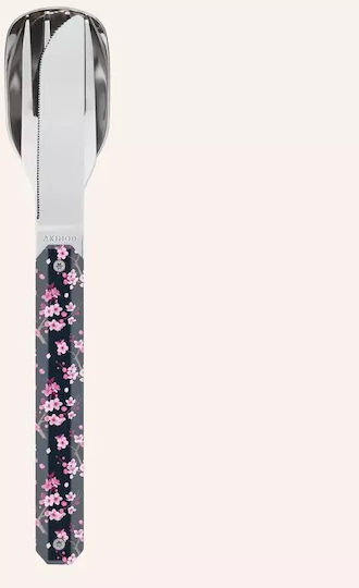 Akinod Camping Cutlery Cherry Blossoms 12:34 A01m00087 3 Pieces