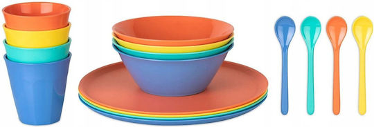 Nora Lollipop Camping Dish Set 16-piece Koziol