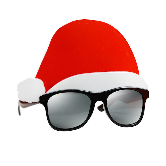 Christmas Glasses Santa Hat Holidays