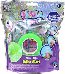 Nano Art Tape Mix 6 Pieces Green Tuban