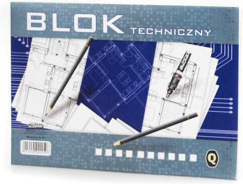 White A4 School Technical Pad 10 Sheets