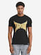 Αθλητικό T-shirt Black/gold
