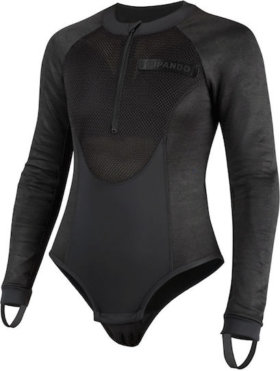 Women's Inner Lining Bodysuit Protections Aaa Bia Black Pando Moto