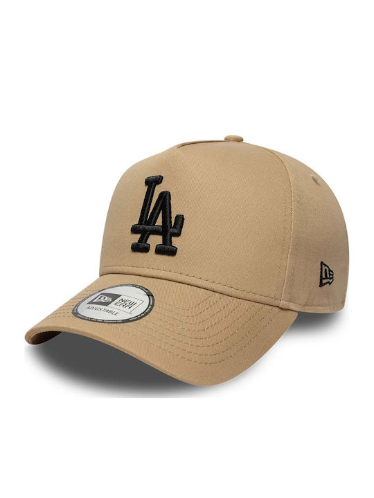 La Dodgers Mlb League Essential Light Beige 9forty E-frame Adjustable Cap