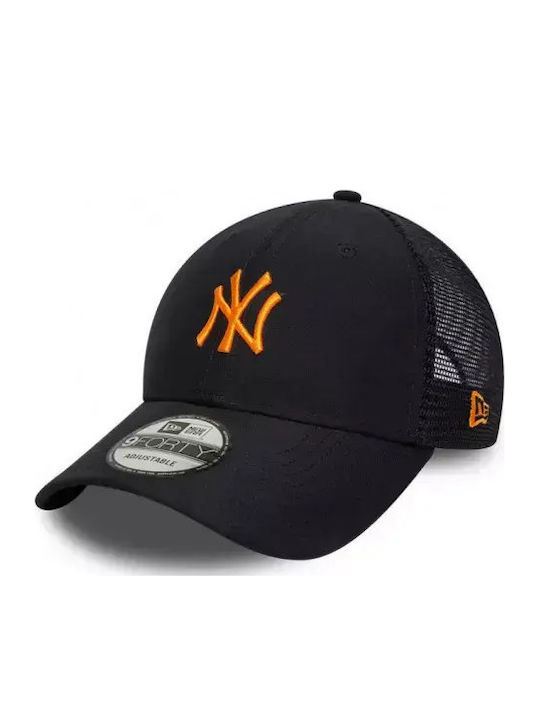 New Era New York Yankees Mlb Homefield Black 9forty Trucker Adjustable Cap 90856255