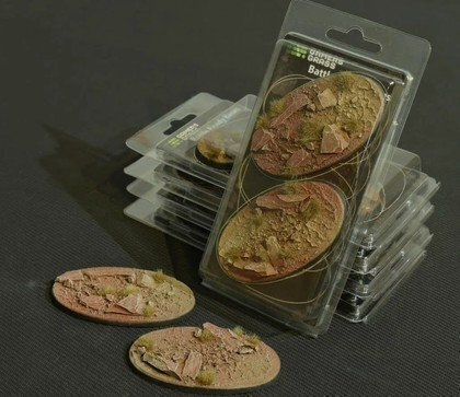 Gamers Grass Gamers Grass Bases Oval Badlands 90 Mm 2 Pcs