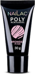 NaiLac False Nail Gel Powder Pink 30gr