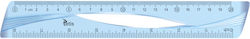 20-centimeter Ruler Blue