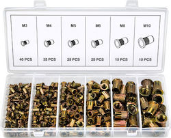 Set 150 Steel Rivet Nuts Kd12676