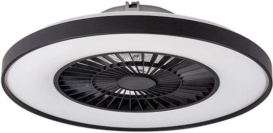 123led Πλαφονιέρα 60.4cm με Φως Μαύρη
