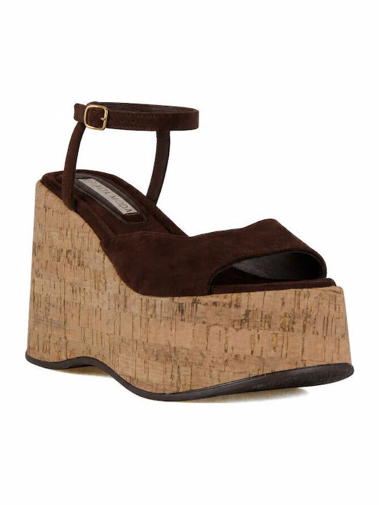 Silia D Summer Women's Brown Platforms