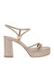 Leather Beige Sandals