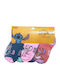 Disney Kids' Ankle Socks Stitch Multicolour 7 Pairs