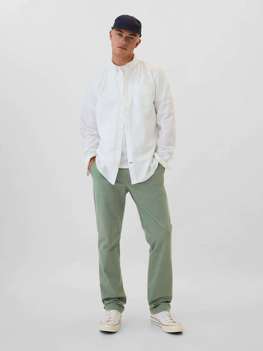 GAP Modern Khakis Παντελόνι Ελαστικό σε Ίσια Γρ...
