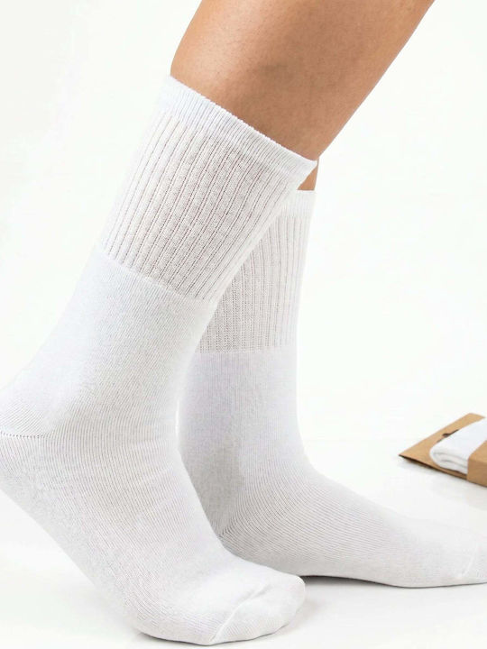 Dimi Socks Basketball Sports Socks White 1 Pair