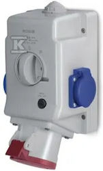 Scame Optima Industriesteckdose Typ 513.3257-1FFR