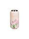 Decorative Metallic Pink Vase 15x15xH30cm