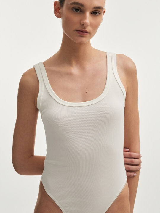 Elsa Damen-Bodysuit Weiß Nadia Rapti