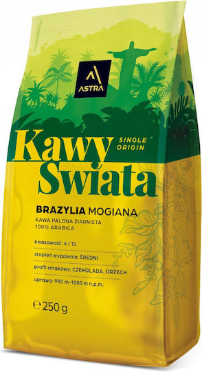Astra Cafea Espresso Arabica Brazilia Ciocolată Boabe 250g