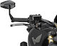 Bar End Mirror Ambidextrous Adjustable Mp25 Black Universal 22613n Puig
